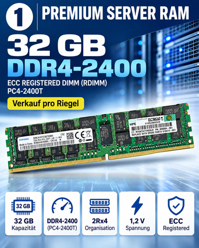 32gb ddr4 2400 ecc - ecc, 2rx4
