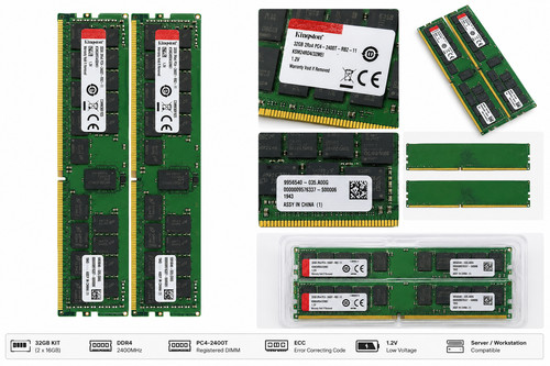 Kingston 32gb ddr4 2400 mhz - kingston,